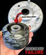 2010-2014 Raptor - Heavy Duty Billet Top Hat with 1.5 inch Lift for Stock Shock - Phase 1