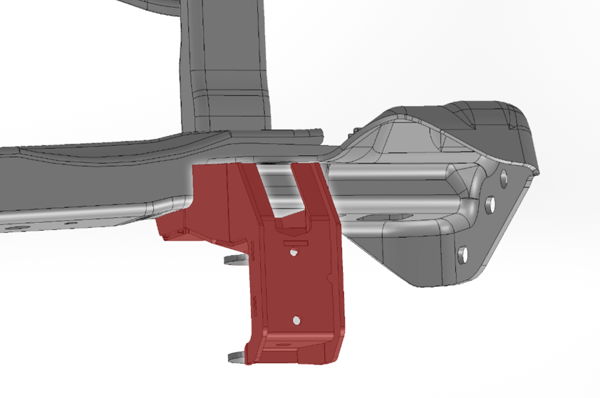 Gen 1 Raptor Fabricated Rear Shackle Hanger - stock location – Foutz ...