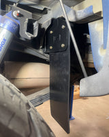 Gen 1 Ford Raptor rear shock guard mud flap frame mount kit installed