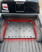 2017-2026 Raptor & 2015+ F-150 Simple Bed Organizer Main Section of deck plates installed