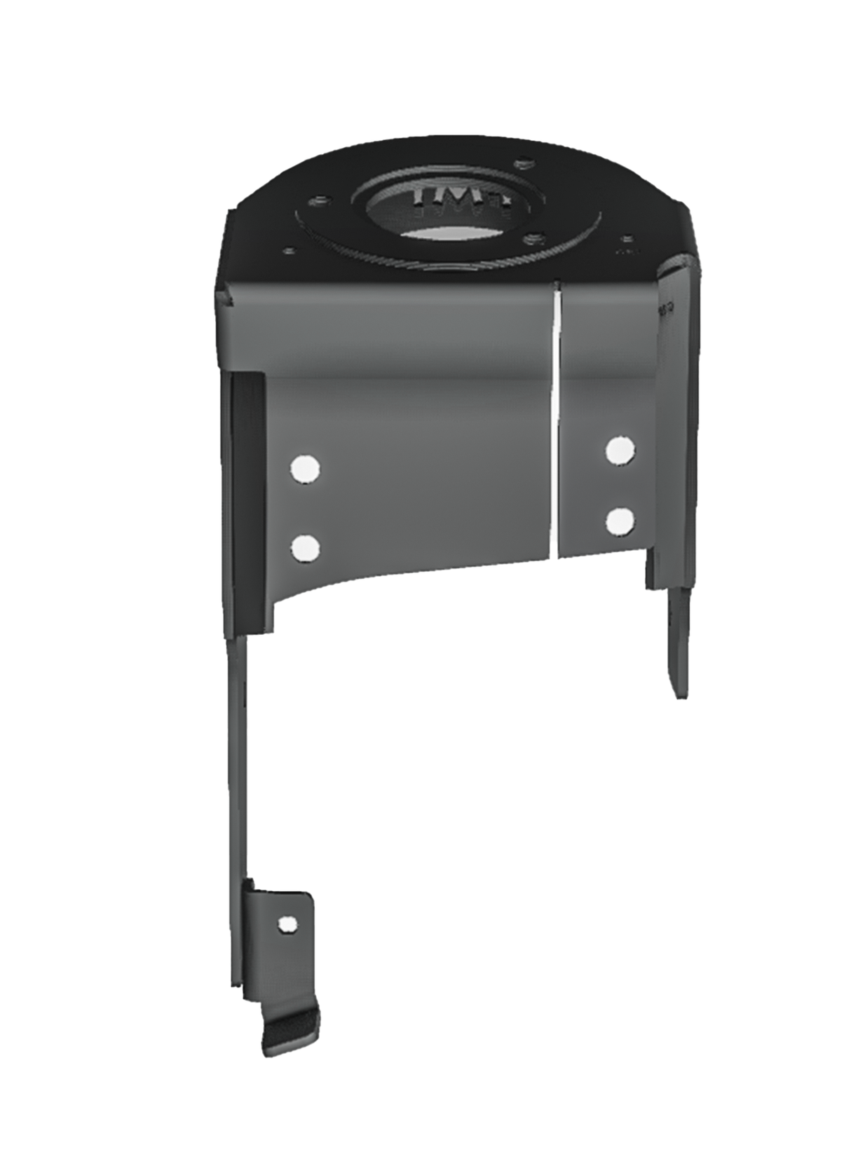 Fabricated steel coil bucket replacement for 2017-2020 Ford Raptor Gen 2 with reinforced front shock mounting structure