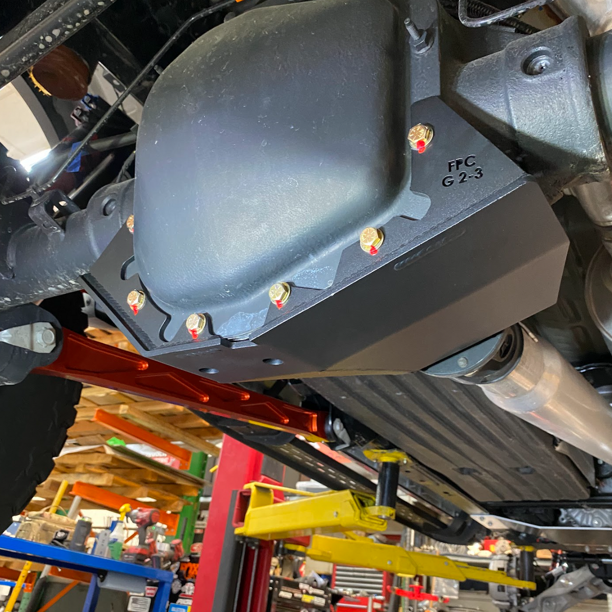 2017- 2025 Raptor Rear Differential Skid Plate Kit – Foutz Motorsports LLC