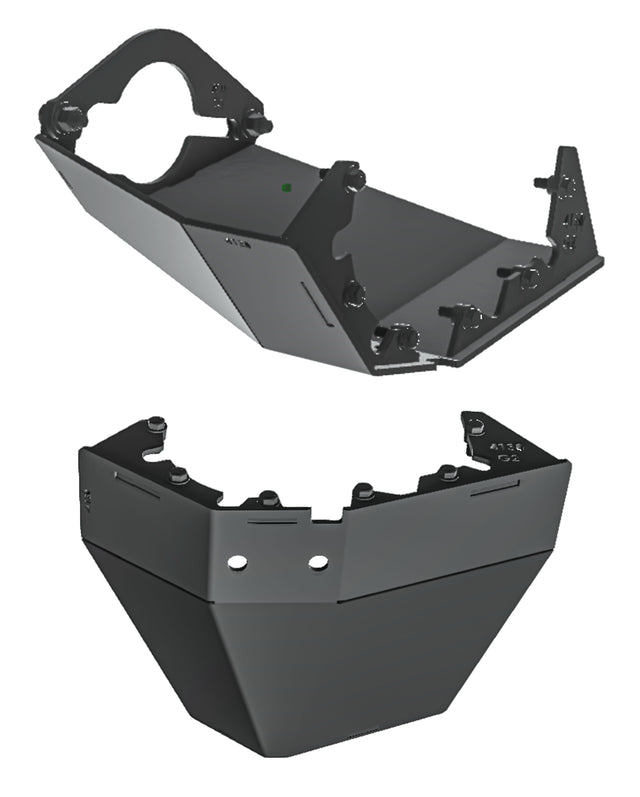 Heavy duty 4130 chromoly rear diff skid plate for Gen 2-3 Ford Raptor