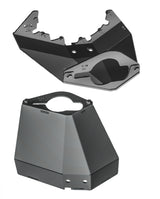 4130 rear differential skid plate installed on Bronco DR race truck