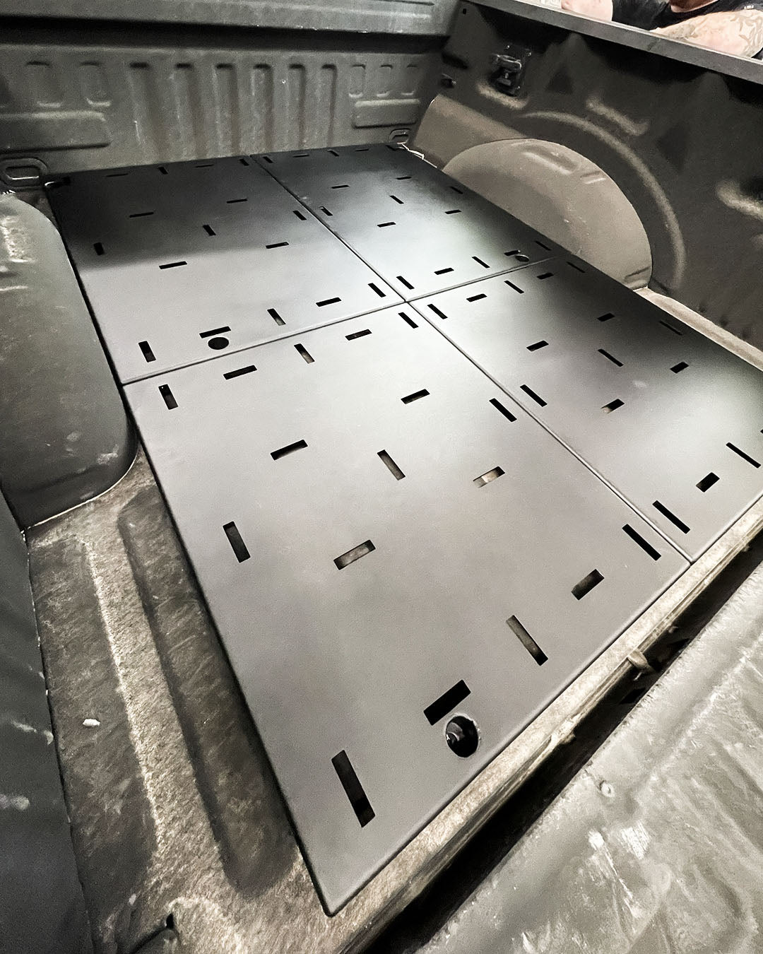 Rear deck plates laser cut for exact fitment on 2017-2026 Ford Raptor truck bed