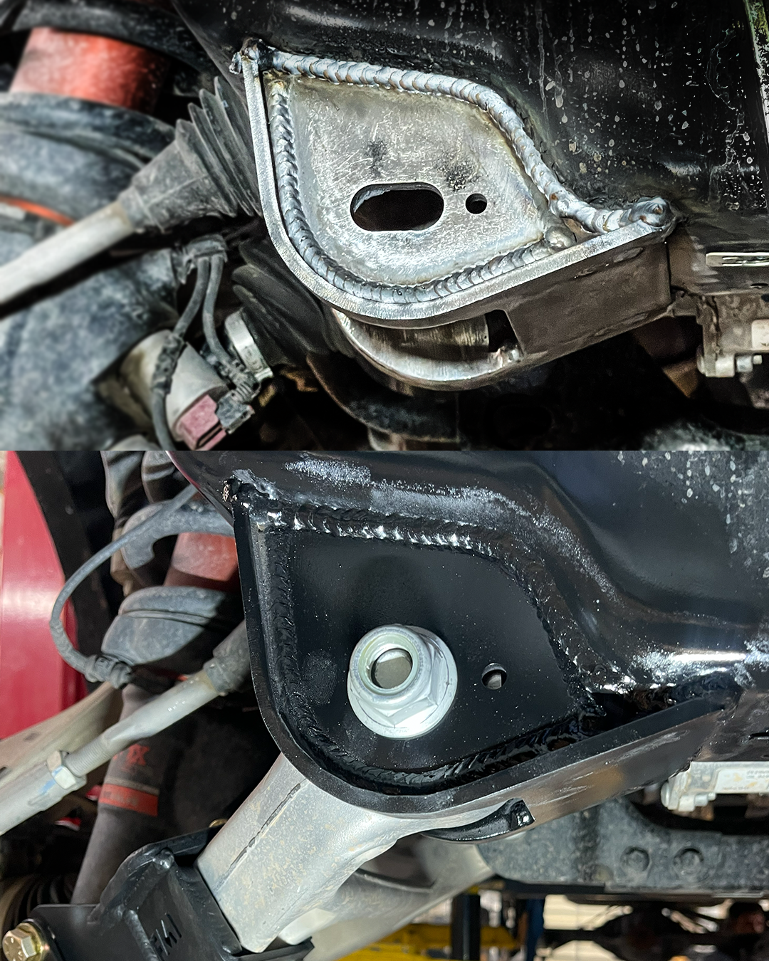 Low profile lower control arm pocket for 2017-2026 Ford Raptor