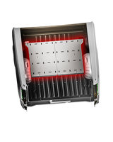 CAD design illustration of front main section fitment for 2017-2026 Super Duty truck bed 