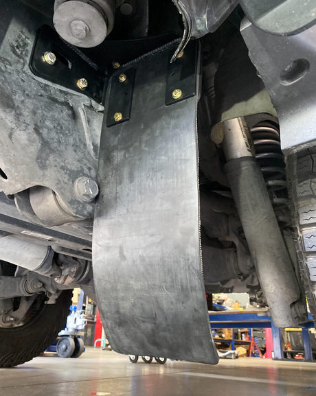 2024-UP RAM RHO - Rear Shock Guard Mud Flap Frame Mount Kit
