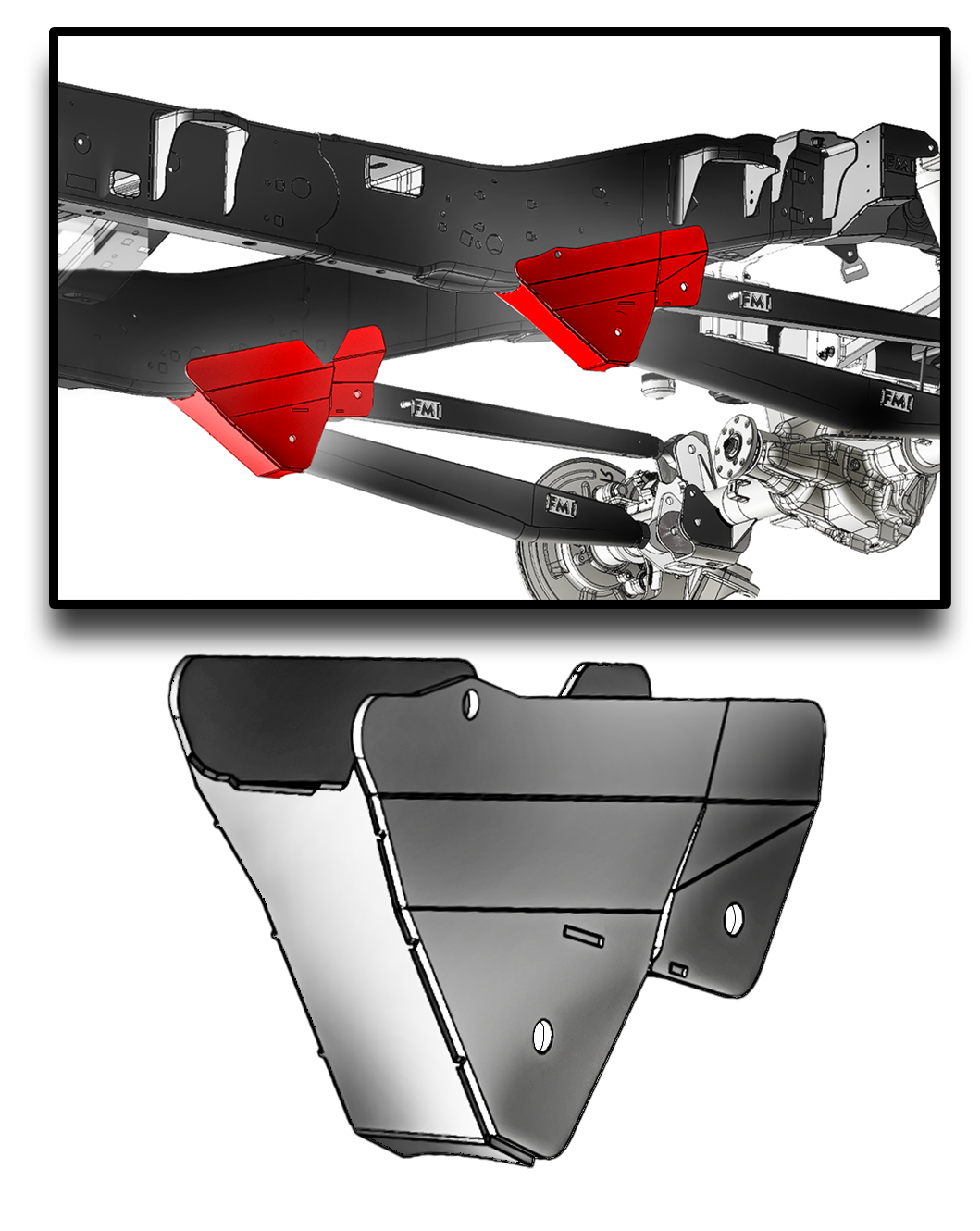 Gen 3 Raptor 5-Link Rear Arm Frame Mount Kit