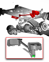 2021 and up Gen 3 Raptor Rear Spring & Panhard Bar Mount Kit