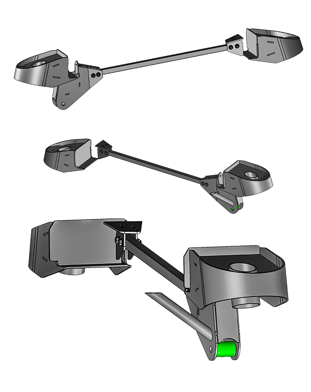2021 and up Gen 3 Raptor Rear Spring & Panhard Bar Mount Kit