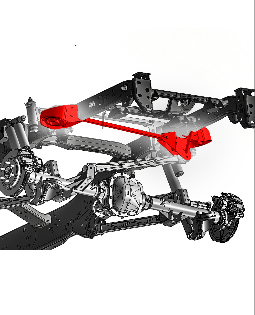 2021 and up Gen 3 Raptor Rear Spring & Panhard Bar Mount Kit