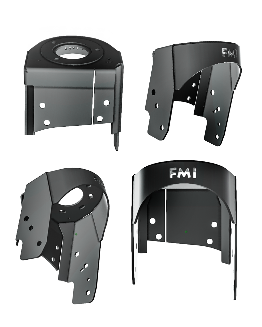 Ford Raptor fabricated coil bucket replacement for extreme off-road use