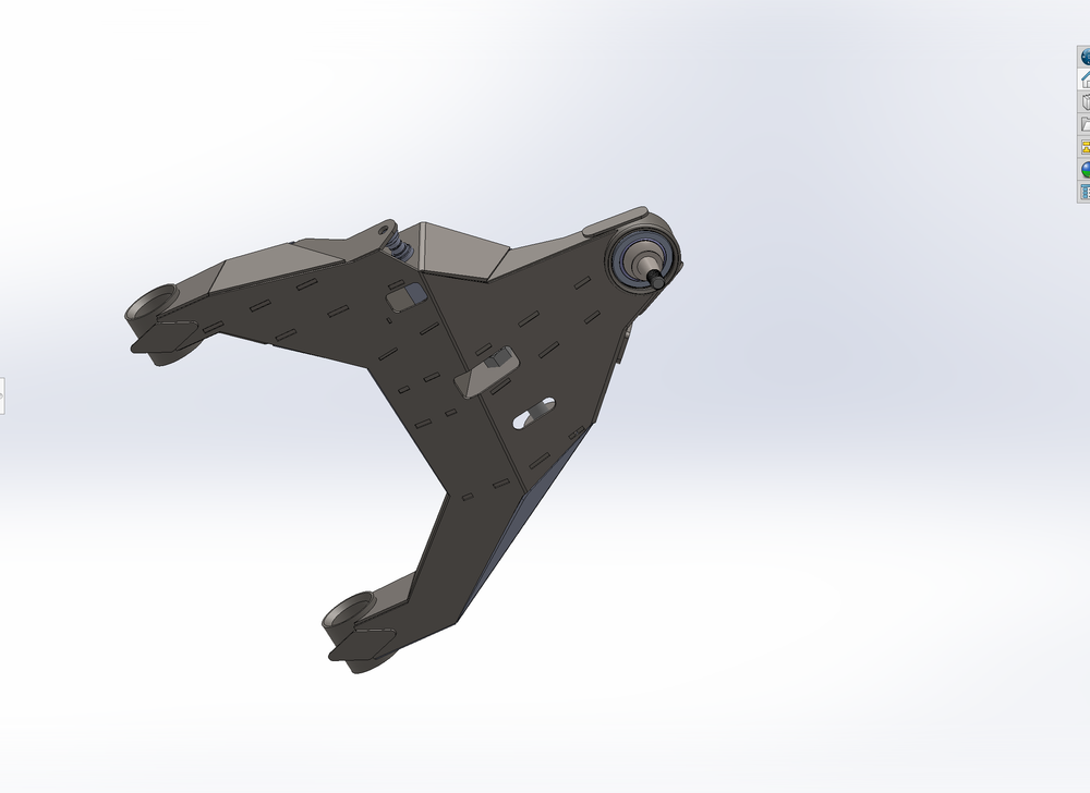 RHO Stock Length Fabricated Replacement Lower A-Arm kit