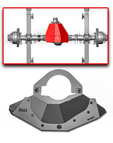 2017+ Super Duty Rear Differential Skid Plate, Dana M275 / M300 Rear Axle