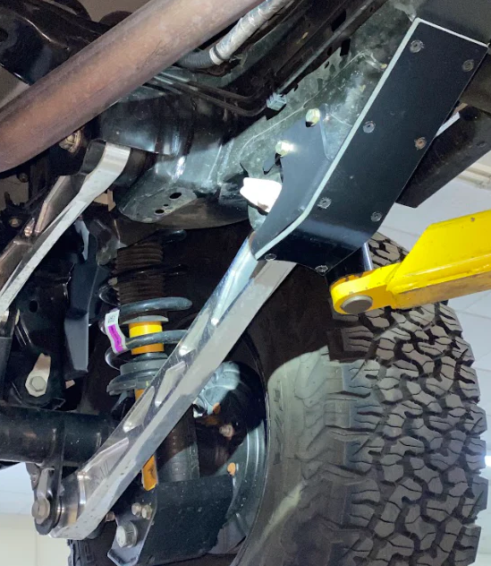 2024 Ranger Raptor Rear Lower Arm Frame Guard with HDPE Slide