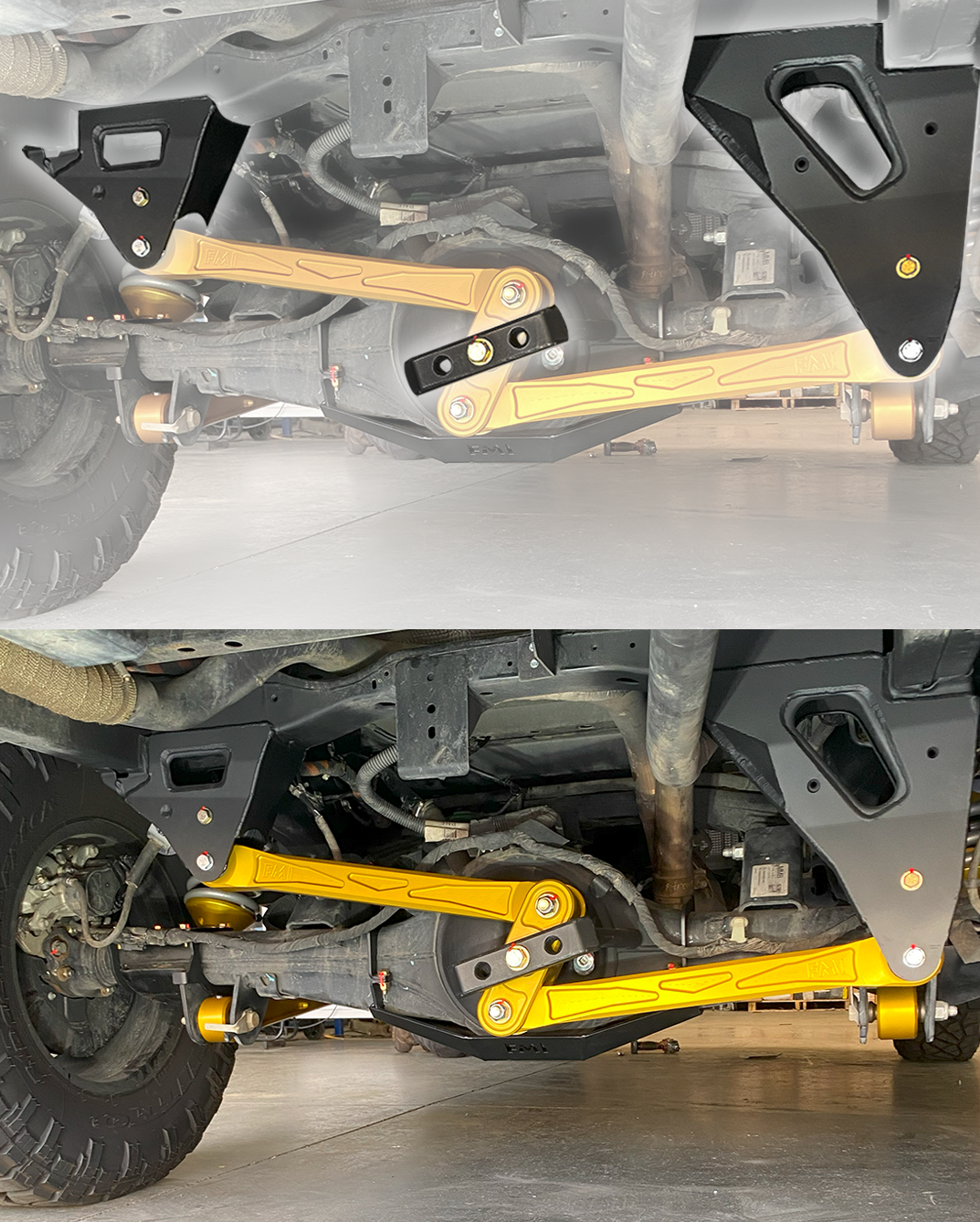 2024+ Ranger Raptor Long Travel Rear Suspension Watts Link Relocation Kit