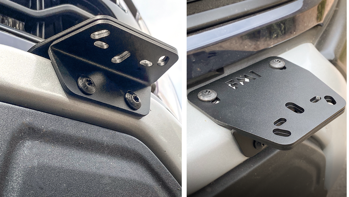 2024+ Gen 3.5 Raptor Light Mount Brackets (Stock Bumper) - Pair