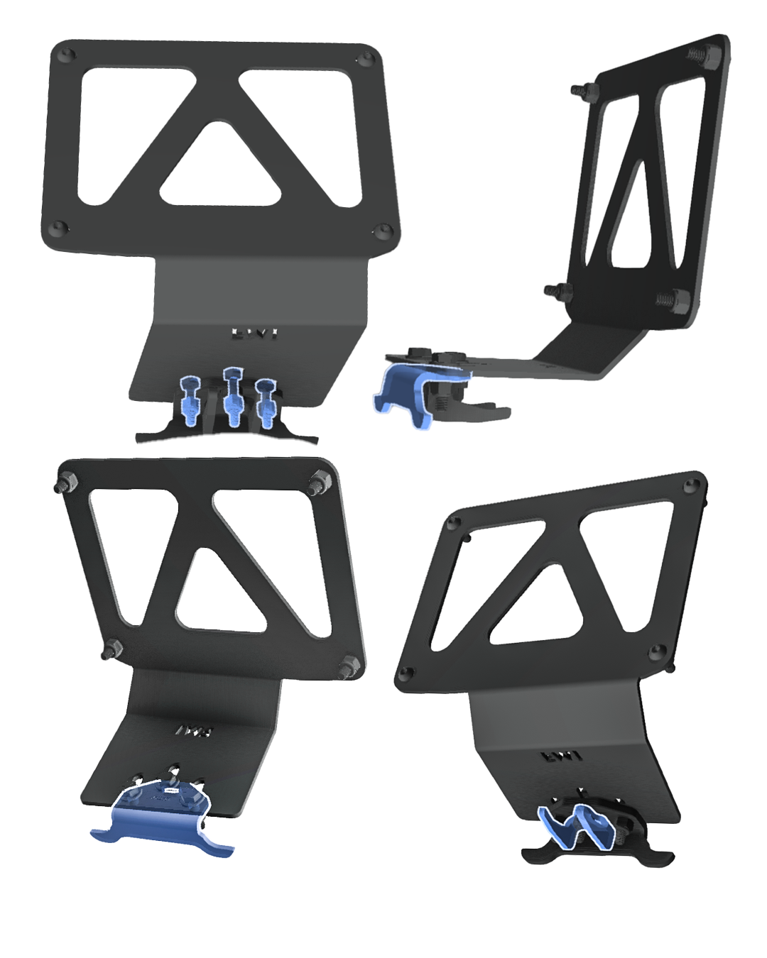 2025+ Ford Expedition Front Tow Hook License Plate Mount