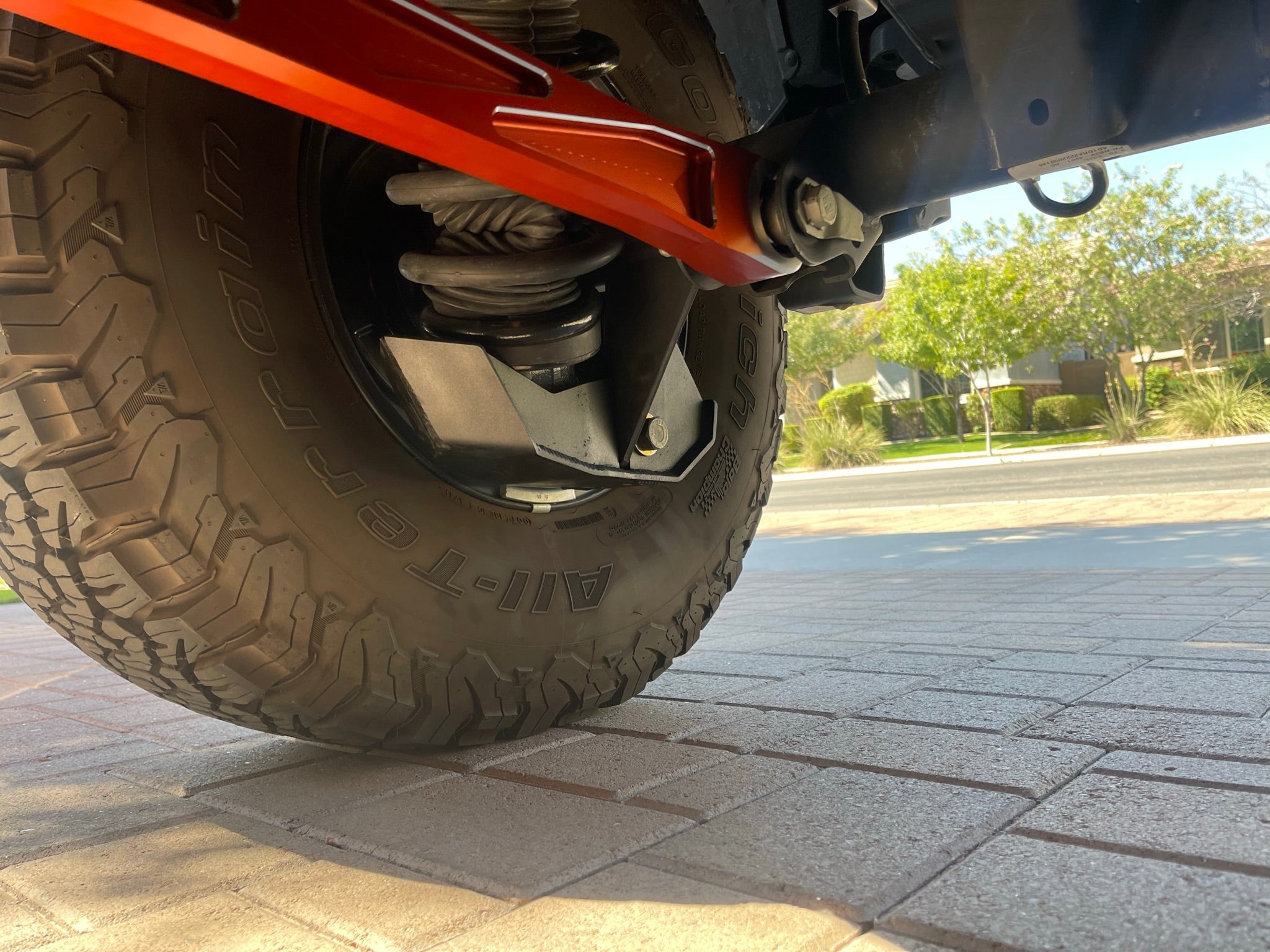 2022 - UP Bronco Raptor Rear shock skid kit - Foutz Motorsports LLC