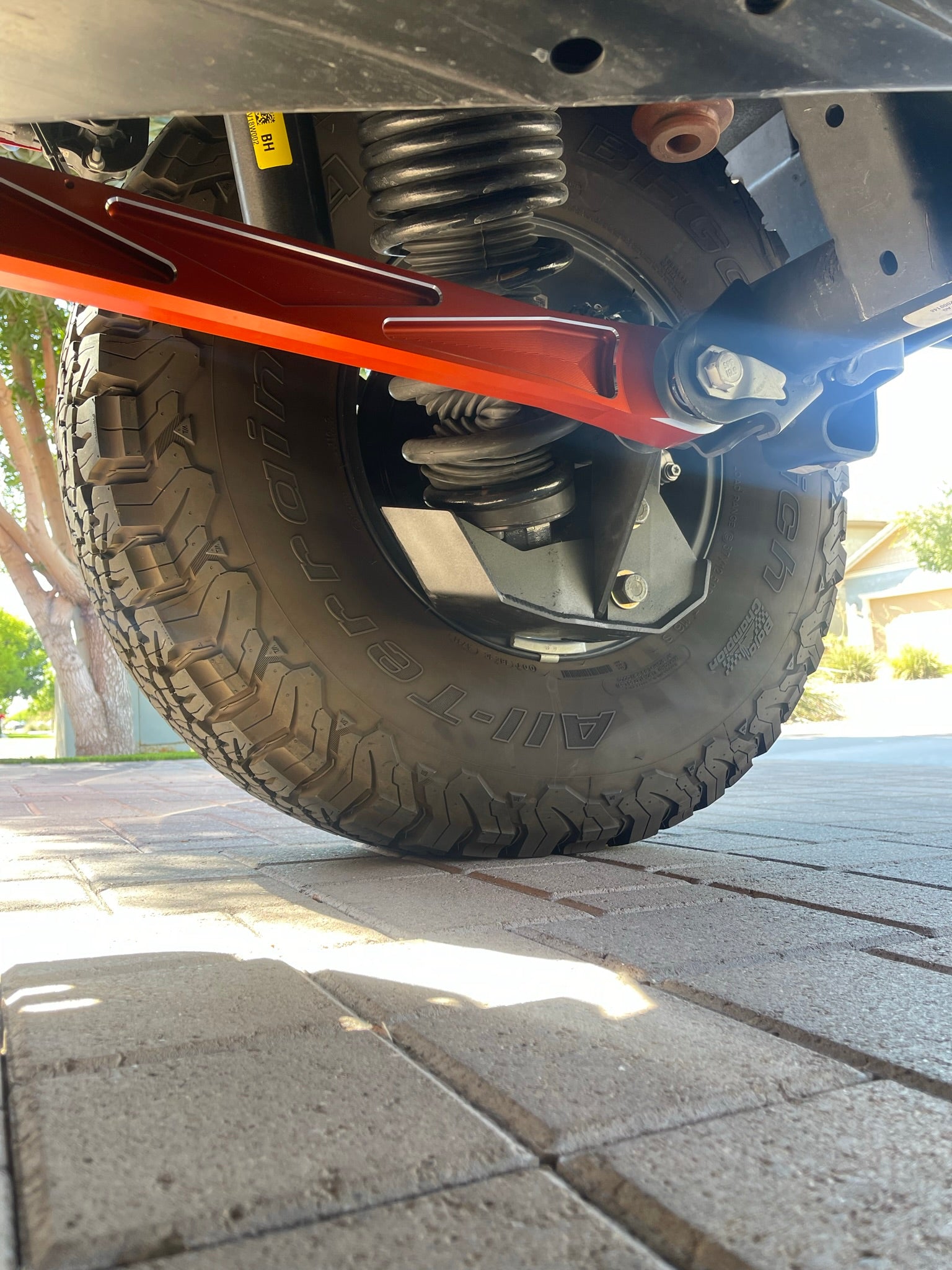 Bronco Raptor Rear Conversion Kit 2022 - UP Bronco Raptor Rear shock skid kit - Foutz Motorsports LLC