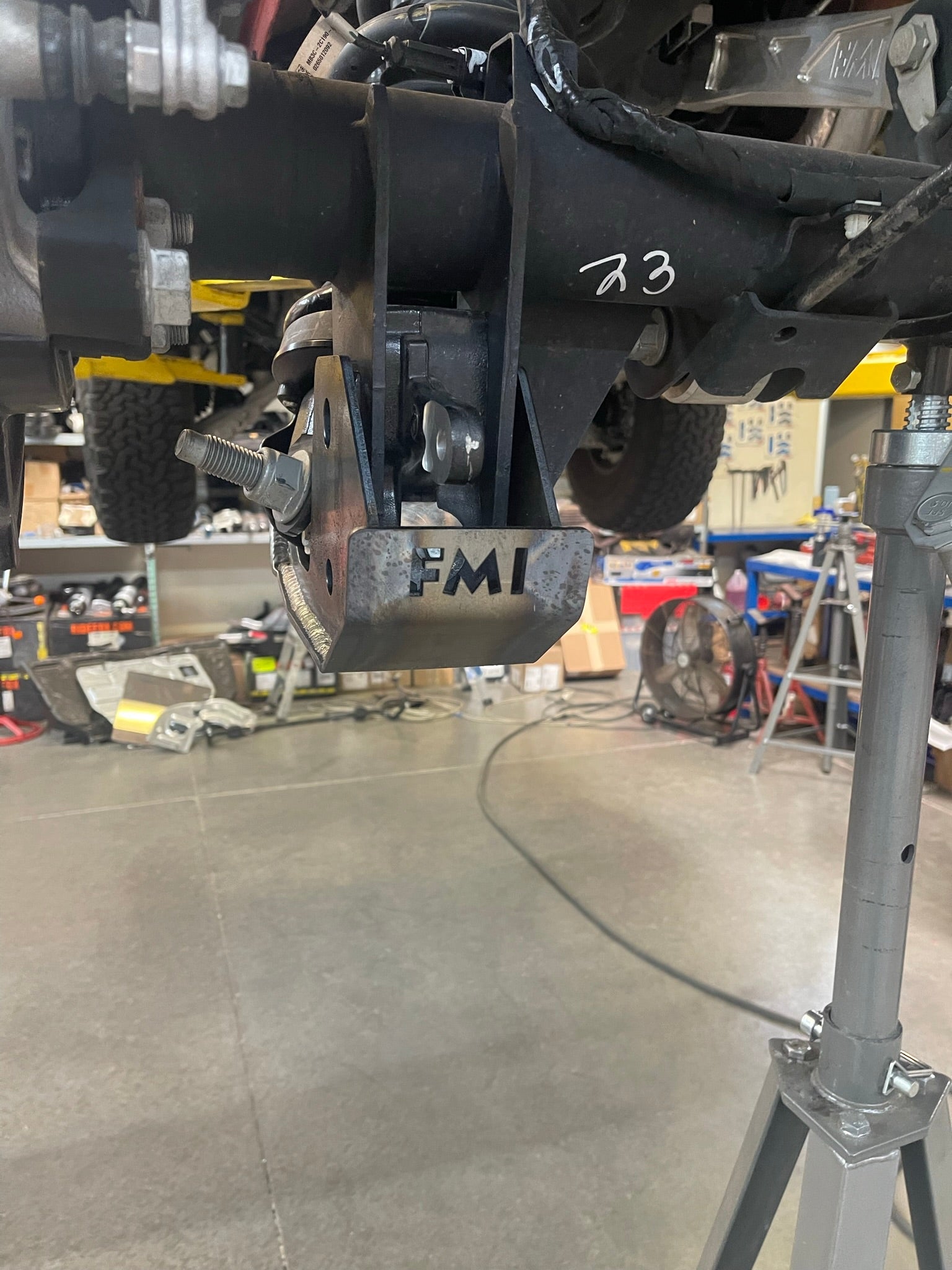 2022 - UP Bronco Raptor Rear shock skid kit - Foutz Motorsports LLC