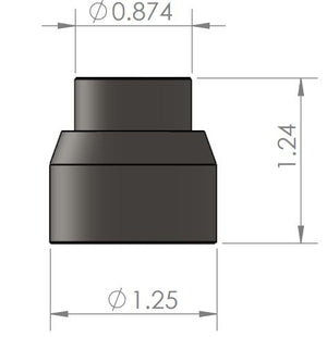 FM17000039 - FMI 7/8 rod end spacer for Raptor Upper Arm at Frame