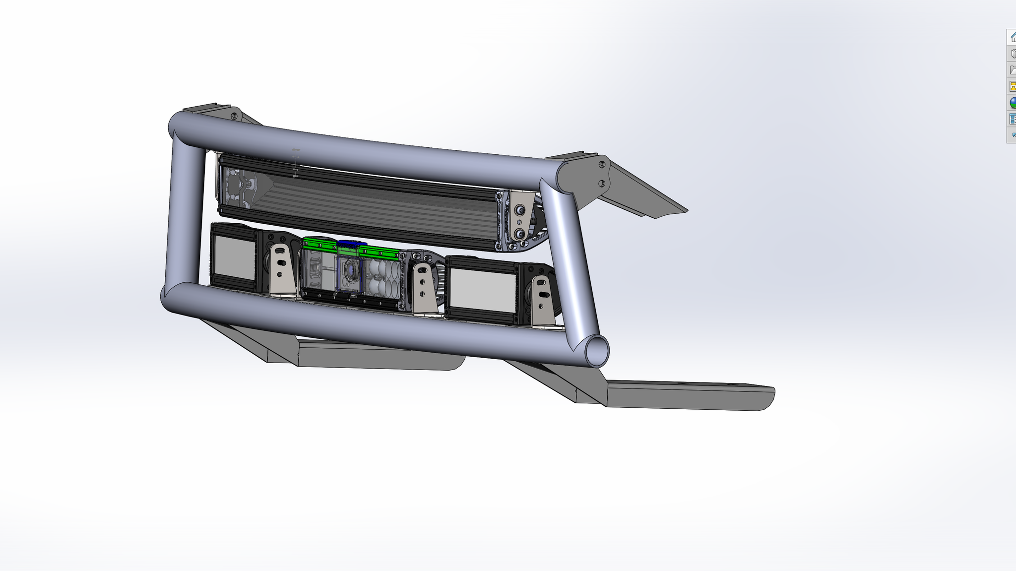 Gen 3 Ford Raptor Race truck front bumper light bar mount kit - Foutz ...