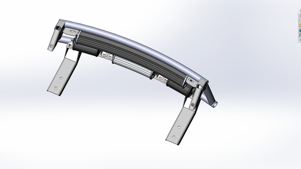 Gen 3 Ford Raptor Race truck front bumper light bar mount kit