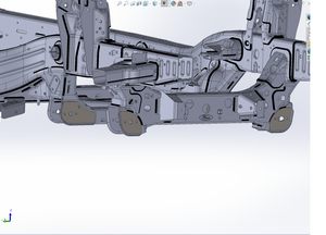 2022 - Up Bronco Raptor Lower Arm Pivot Gusset kit - with fixed holes - Slot Delete kit