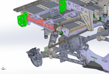 2021-2025 Gen 3 Raptor Panhard Bar Rear Frame Mount - Long Travel Suspension Version
