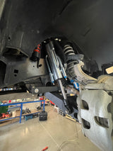 Gen 1, Gen 2, Gen 3 Raptor mid travel kits take advantage of a fabricated lower arm, either fabricated or billet upper arm and lets you add a 3" bypass shock and upgraded sway bar kit to your Raptor.  