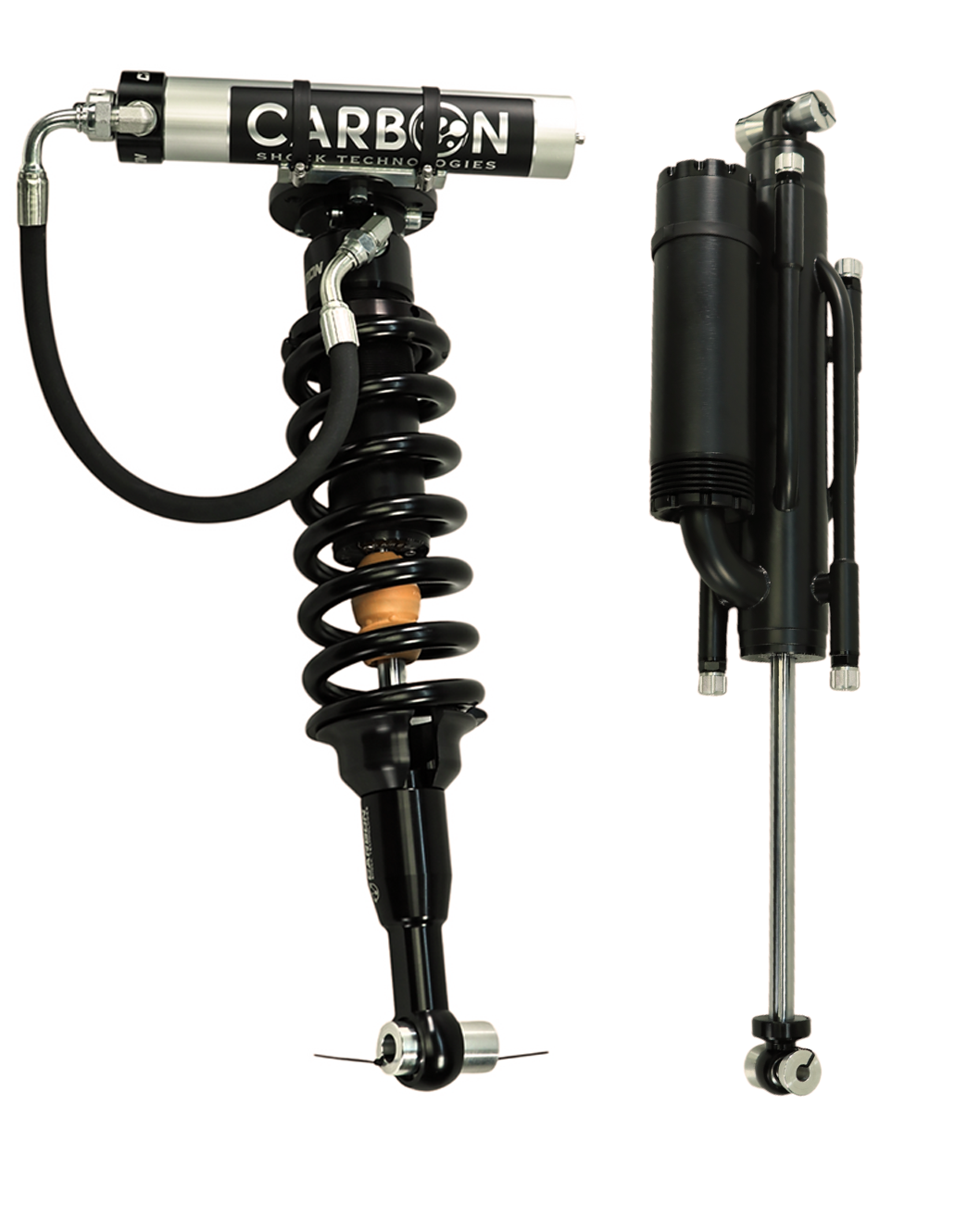 Carbon Shock Technologies 2021-2025 TRX 3.0 Front Coilover & 3.0 Rear 4-Tube Bypass shocks, Stage 2 Package
