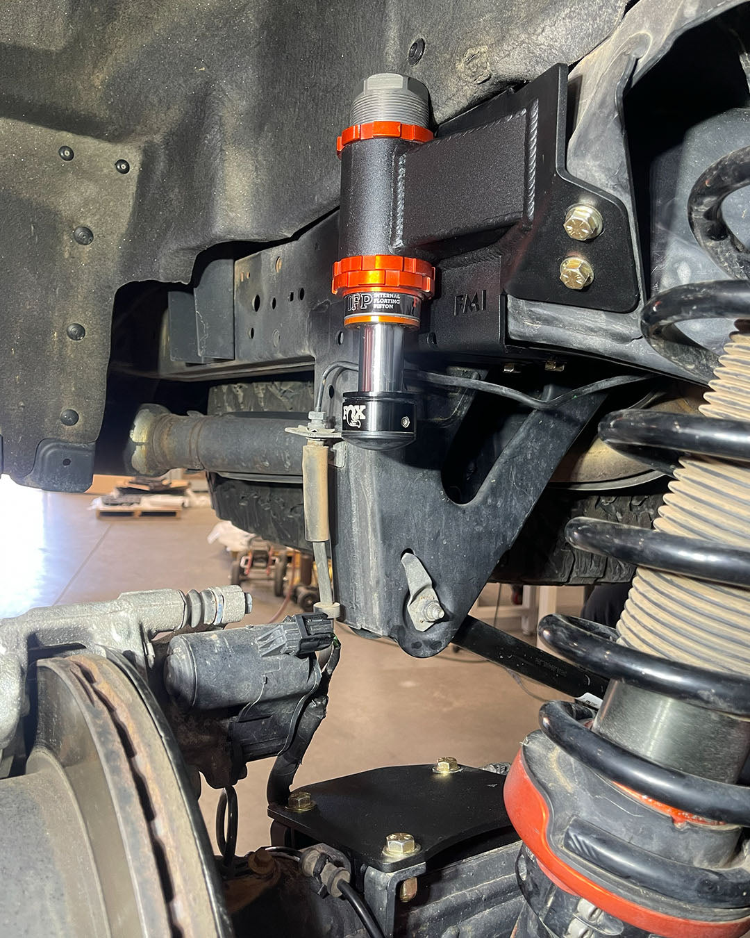 Ford Ranger Raptor rear bump stop frame mount and axle bump pad