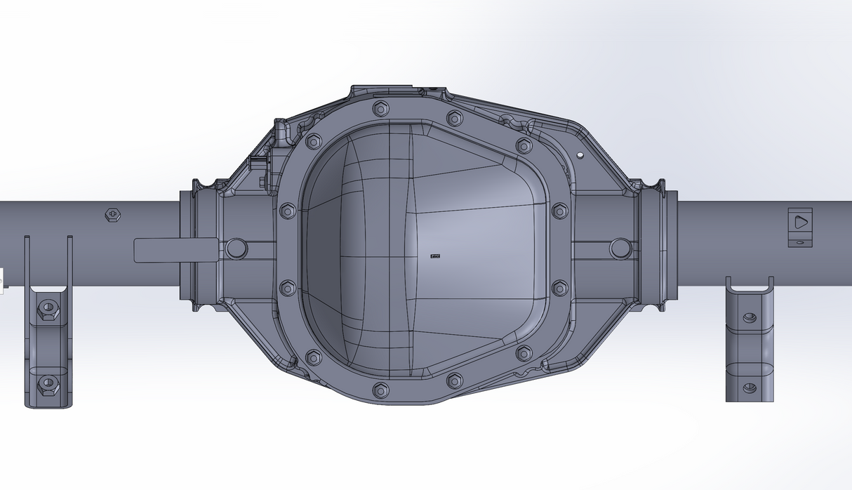 2017-2022 Super Duty Rear Differential Skid Plate, Sterling 10.25 / 10.50 Rear Axle