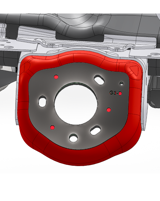 2021+ Gen 3 Raptor Coil Bucket Reinforcement Plate Kit