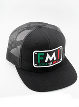 BORN TO BAJA HAT - Flat Bill Snap Back Trucker Hat, (Richardson 511)