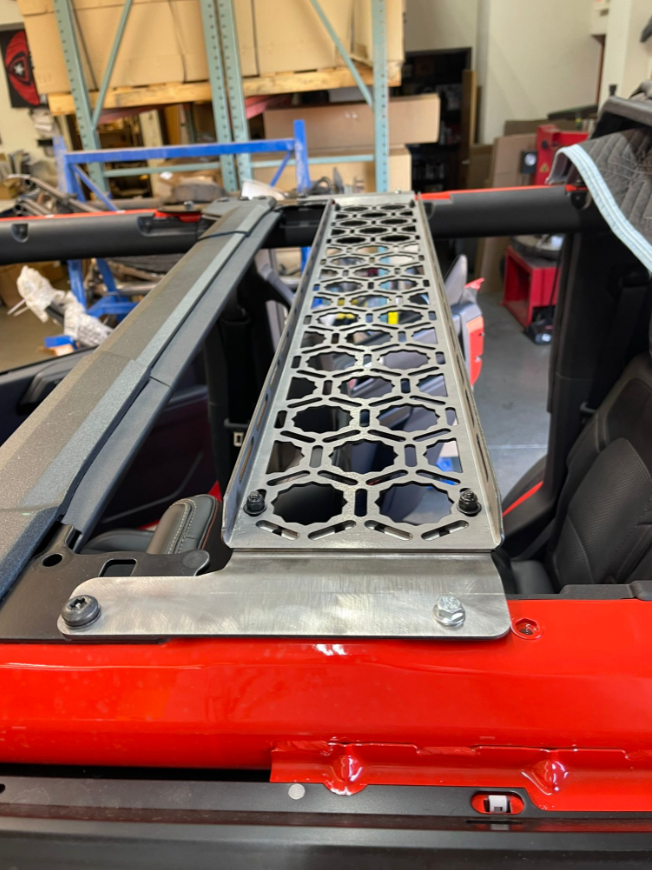 Bronco Raptor 2022 + Inside Roof Panel Mount (across rear seat area) by Adapt-A-Panel
