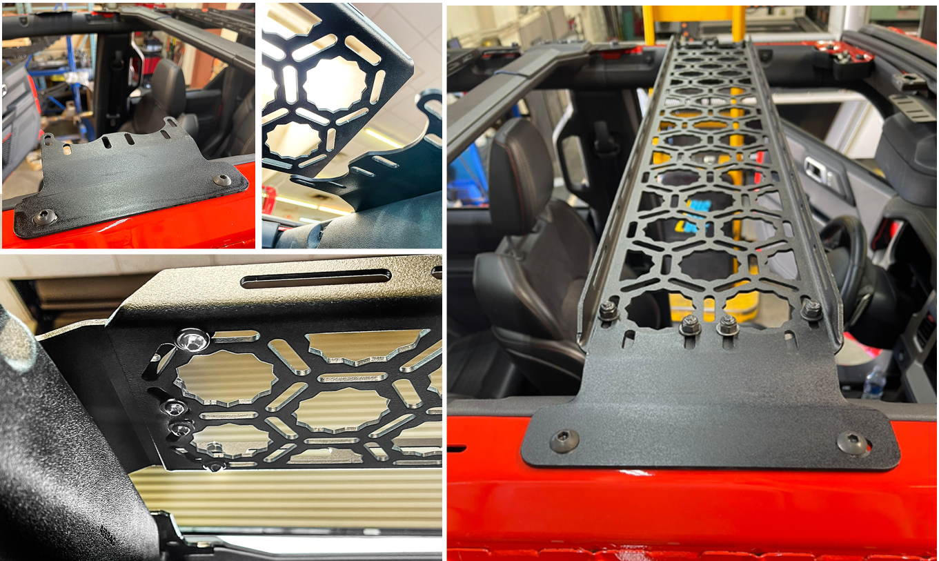 Bronco Raptor 2022 + Inside Roof Panel Mount (across front section) by ...
