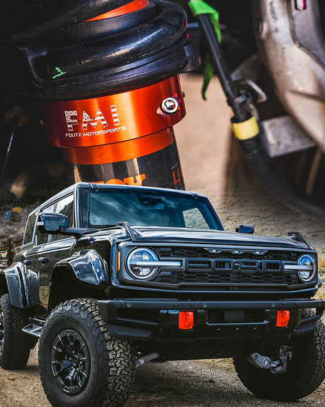 Bronco Raptor front ride height leveling collar