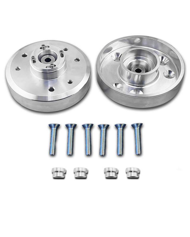 set of Bronco Raptor Heavy Duty Billet Top Hats with 1.5 inch Lift for Stock Shock 