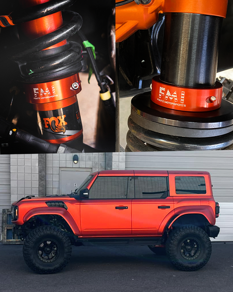 Ford Bronco Raptor front and rear lift collars for increased ride height
