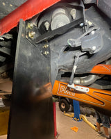 bronco raptor mud flap kit easily installs and bolts onto frame 