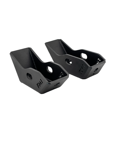 black powder coated lower shock skid super duty 