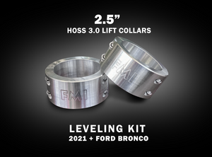 2021+ Bronco HOSS 3.0 Spring Collar Lift Kit - 1.5",2" & 2.5" lift