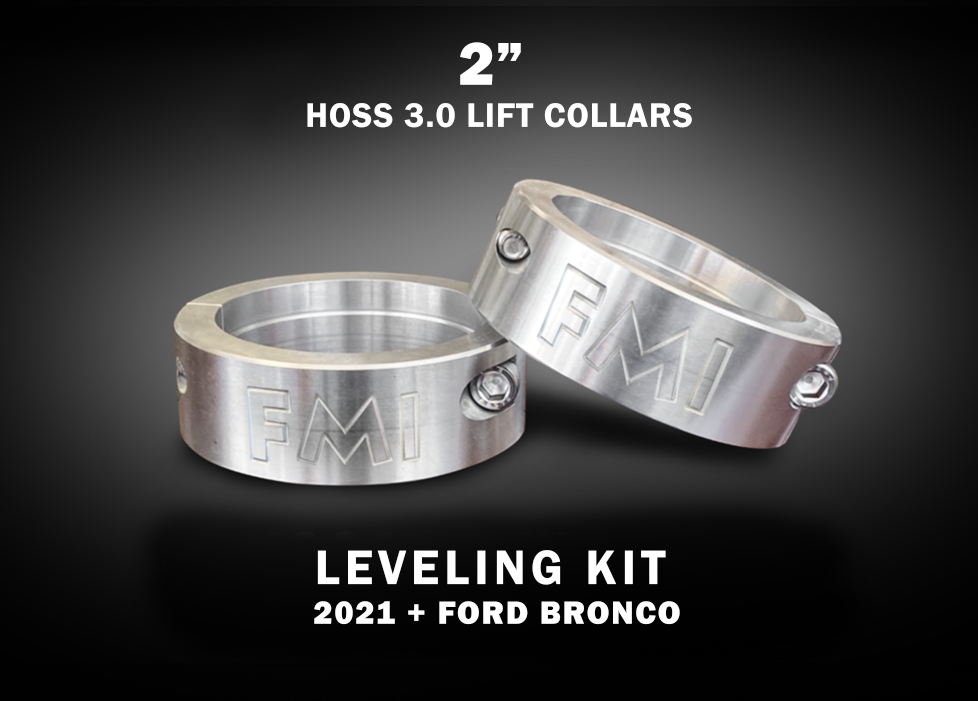 2021+ Bronco HOSS 3.0 Spring Collar Lift Kit - 1.5",2" & 2.5" lift