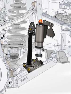 Gen 2 Raptor Front Limit Strap and Bump Stop Kit for Stock Lower A-Arm