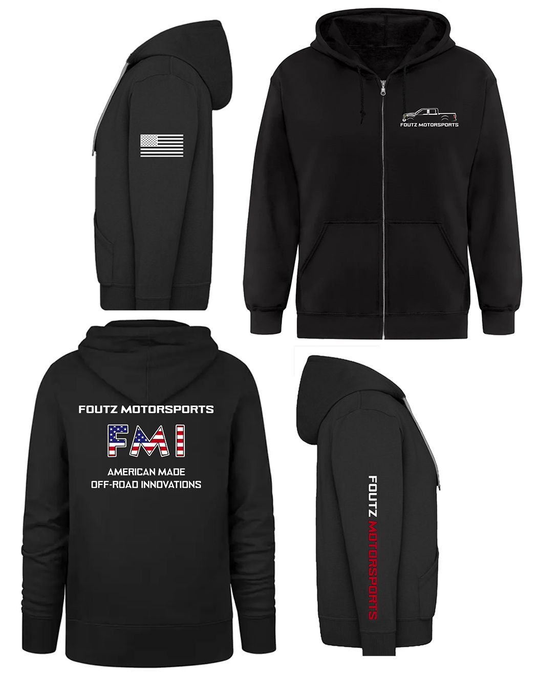 Ford Raptor Jacket Zip Up Hoodie 