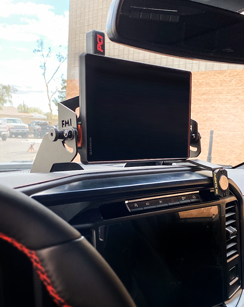 Gen 3.5 Raptor & 2024+ F150 - Center Dash Fold Down GPS mount - Garmin TREAD XL