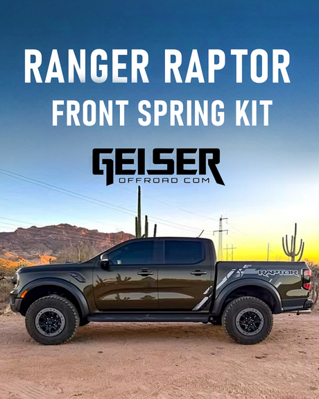 2024+ RANGER RAPTOR +1.25" Geiser Front Springs